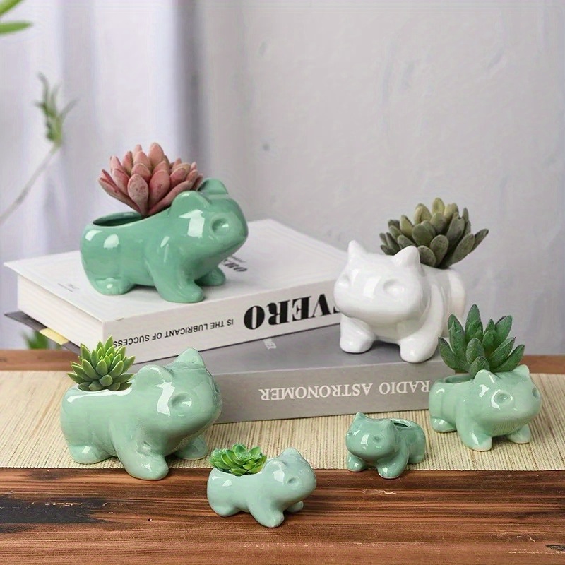 Snake Plant Ceramic - Creative Ceramic Mini Flowerpot Succulent Planter